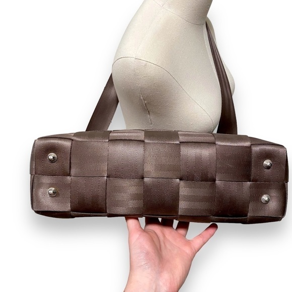 Harvey's Seat Belt Shoulder Crossbody Brown Original Large Tote Bag - Picture 3 of 9